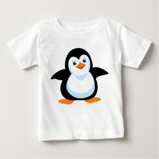 T-shirt Pour Bébé manchot de dessin animé