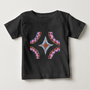 T-shirt Pour Bébé Mandala Oil Peinture Art Imprimer
