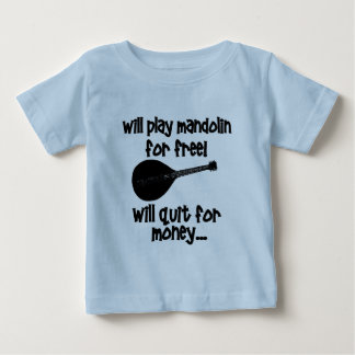 T-shirt Pour Bébé mandoline drôle