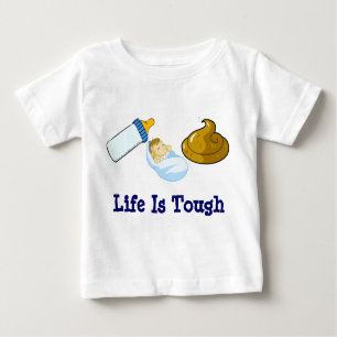 T-shirt Pour Bébé Mangez la dunette de sommeil, la vie est dur