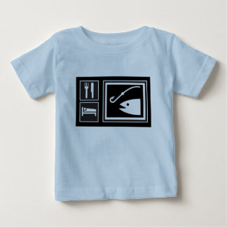 T-shirt Pour Bébé Mangez les POISSONS de sommeil !