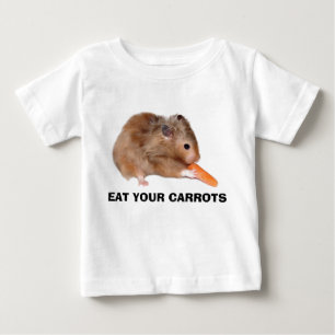 T-shirt Pour Bébé Mangez votre chemise de carottes