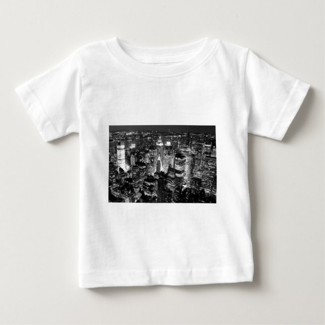 T-shirt Pour Bébé Manhattan New York (Devant)