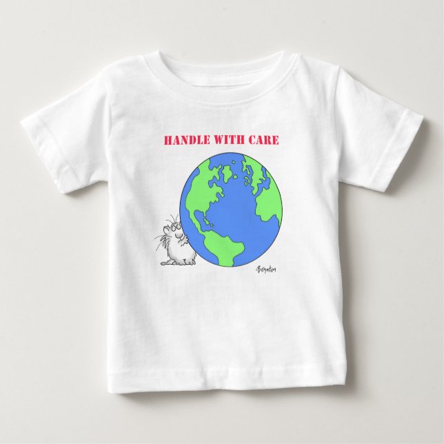 T-shirt Pour Bébé MANIÈRE AVEC SOIN Boynton Cat (Devant)