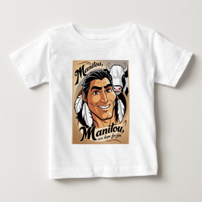 T-shirt Pour Bébé Manitou (Devant)