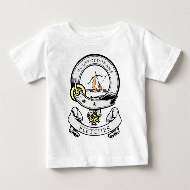 T-shirt Pour Bébé Manteau de FLETCHER des bras (Devant)