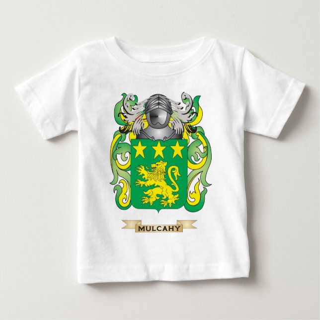 T-shirt Pour Bébé Manteau de Mulcahy des bras (crête de famille) (Devant)