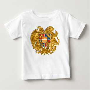 T-shirt Pour Bébé Manteau des bras de l'Arménie - emblème arménie