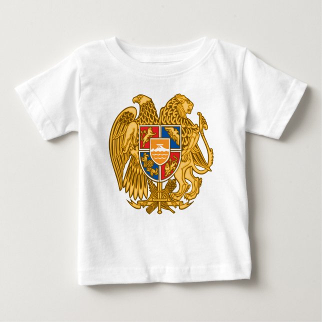 T-shirt Pour Bébé Manteau des bras de l'Arménie - emblème arménien (Devant)