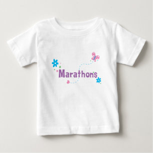 T-shirt Pour Bébé Marathons du jardin Fbattons
