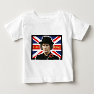 T-shirt Pour Bébé Margaret Thatcher I Love Maggie