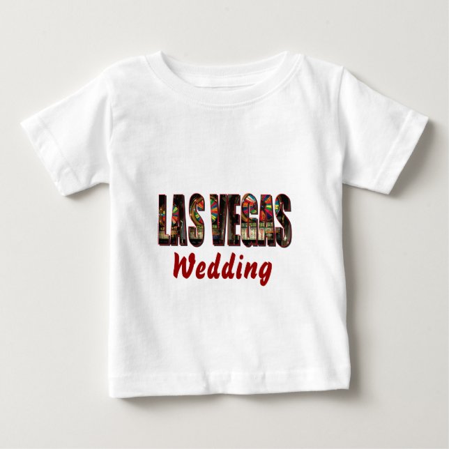 T-shirt Pour Bébé Mariage Las Vegas (Devant)
