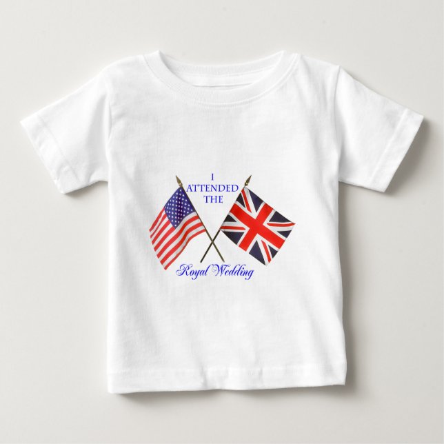 T-shirt Pour Bébé Mariage royal (Devant)