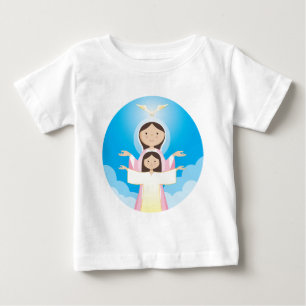 T-shirt Pour Bébé Marie Mère de Dieu