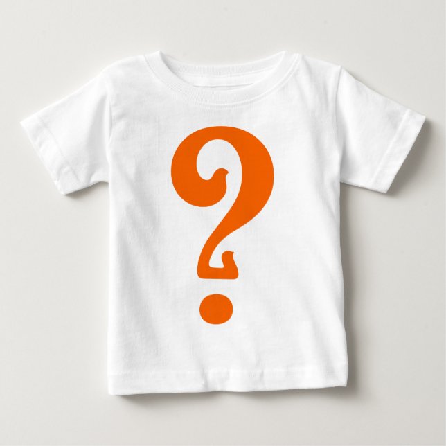 T-shirt Pour Bébé Marque de question Art Nouveau (Devant)