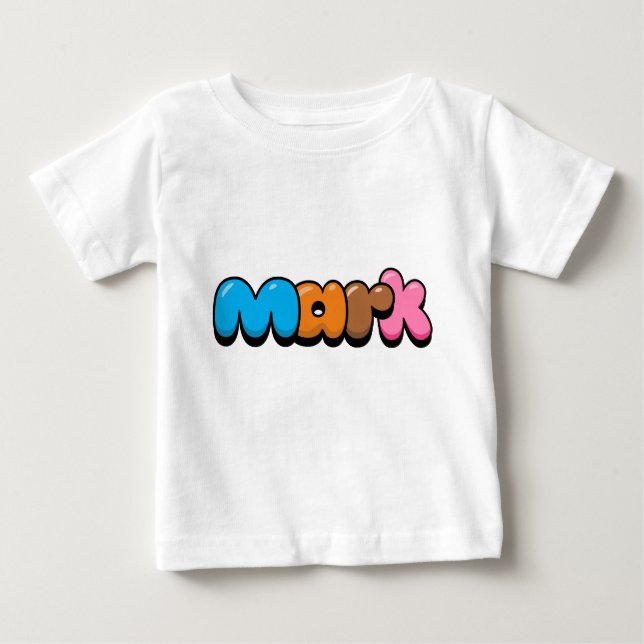 T-shirt Pour Bébé Marquer (Devant)