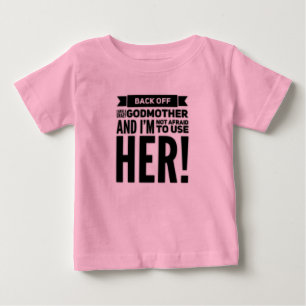 T-shirt Pour Bébé Marraine drôle et mignonne