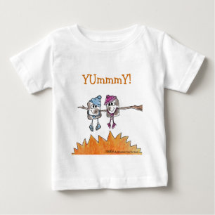 T-shirt Pour Bébé Marshmallows grillés