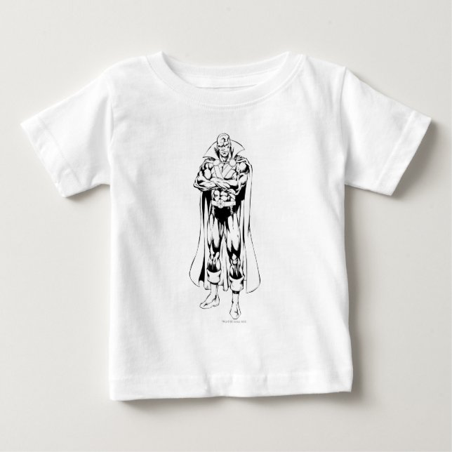 T-shirt Pour Bébé Martian Manhunter Plan Debout (Devant)