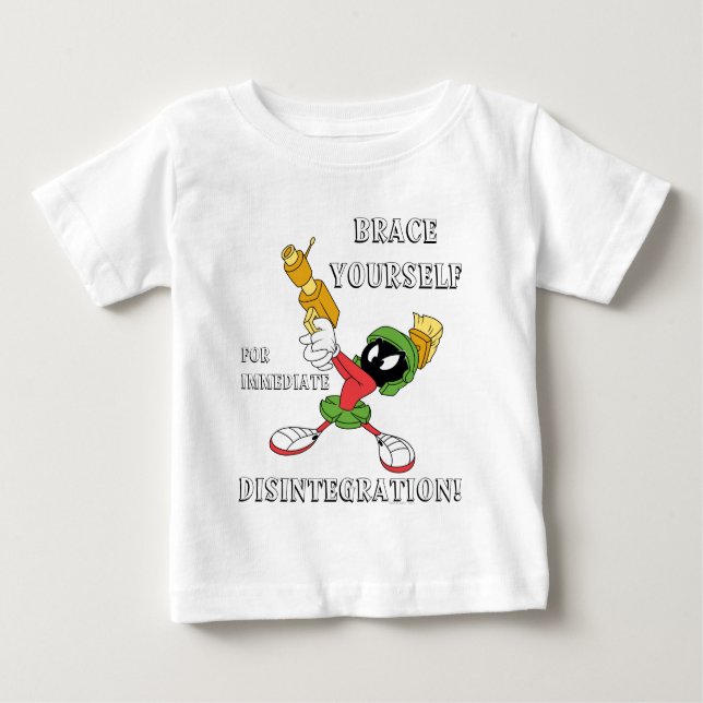T-shirt Pour Bébé MARVIN LE laser de ciblage MARTIAN™ (Devant)