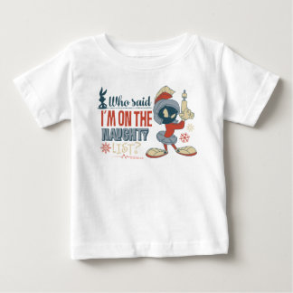 T-shirt Pour Bébé MARVIN LE MARTIEN™ - Je suis sur la liste des vila