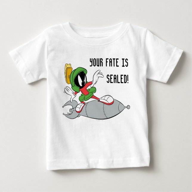 T-shirt Pour Bébé MARVIN MARTIAN™ Riding Rocket (Devant)