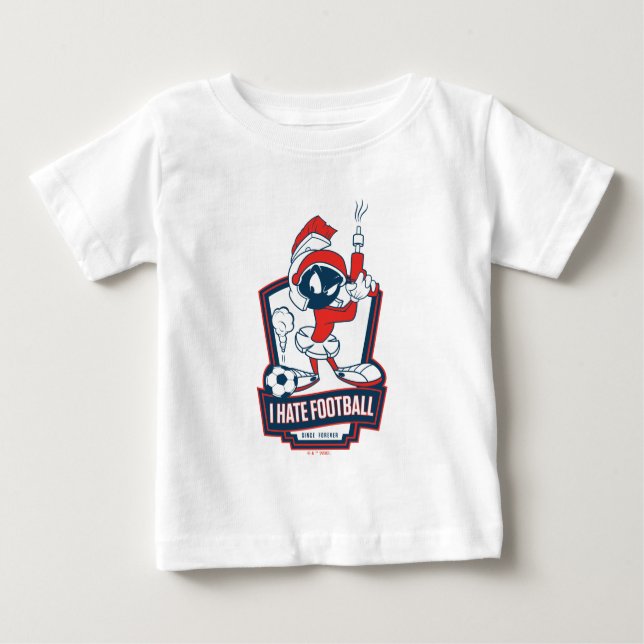 T-shirt Pour Bébé MARVIN THE MARTIAN™ "I Hate Football" Graphic (Devant)