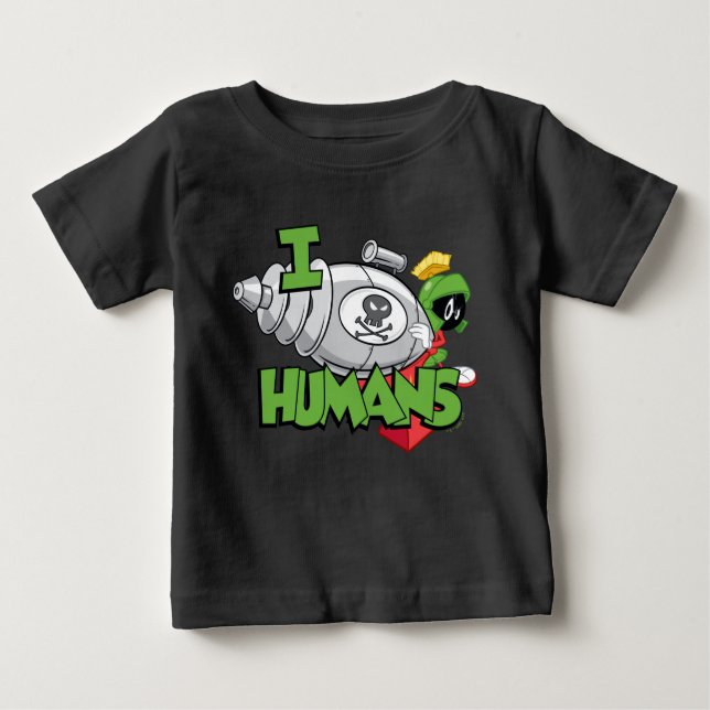 T-shirt Pour Bébé MARVIN THE MARTIAN™ I Laser Humains (Devant)