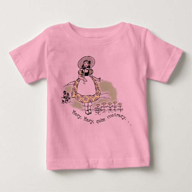 T-shirt Pour Bébé Mary, Mary, Assez Contraire (Devant)