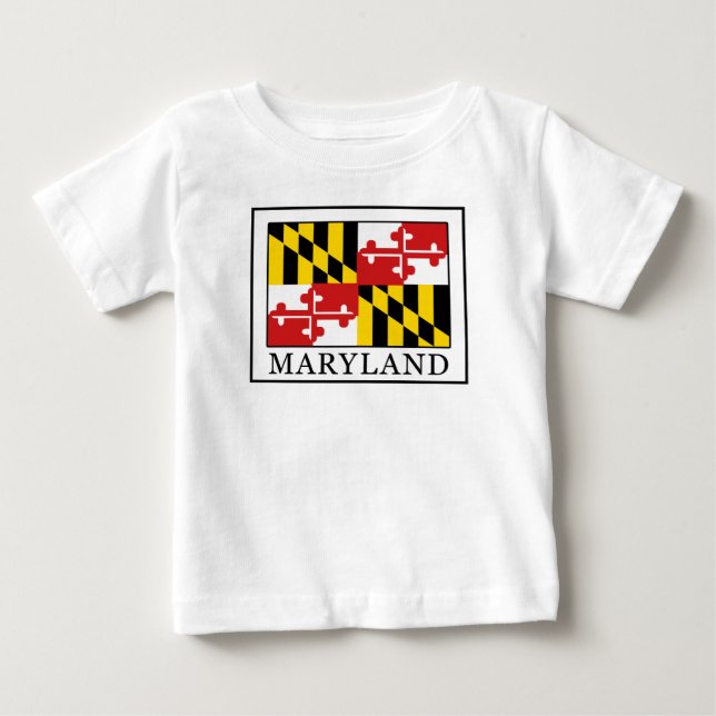 T-shirt Pour Bébé Maryland (Devant)