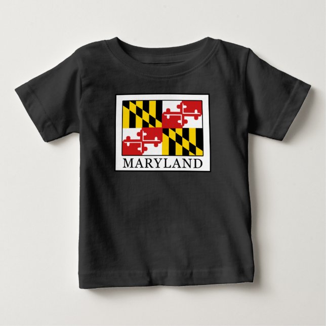 T-shirt Pour Bébé Maryland (Devant)