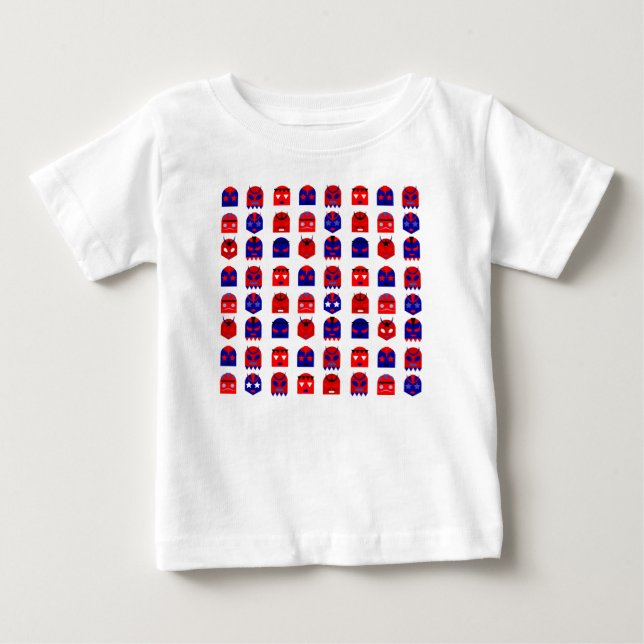 T-shirt Pour Bébé masques lucha libre (Devant)