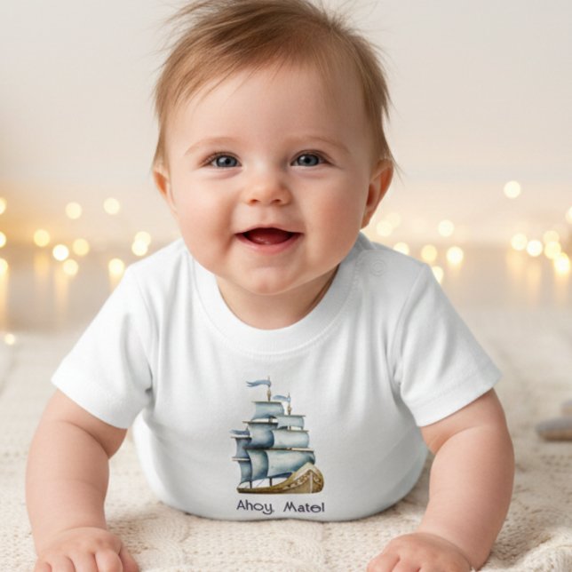 T-shirt Pour Bébé Matelot, bébé marin (Créateur téléchargé)