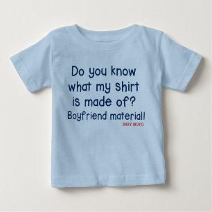 T-SHIRT POUR BÉBÉ MATÉRIAU DE L'AMI