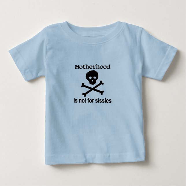 T-shirt Pour Bébé Maternité pas pour des poules mouillées ! (Devant)