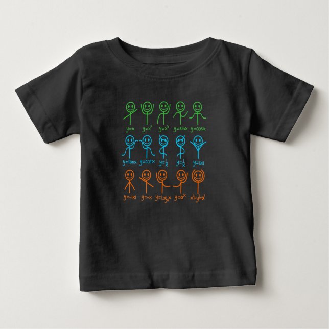 T-shirt Pour Bébé Math Teacher Dance Equation Mathematic Maths (Devant)