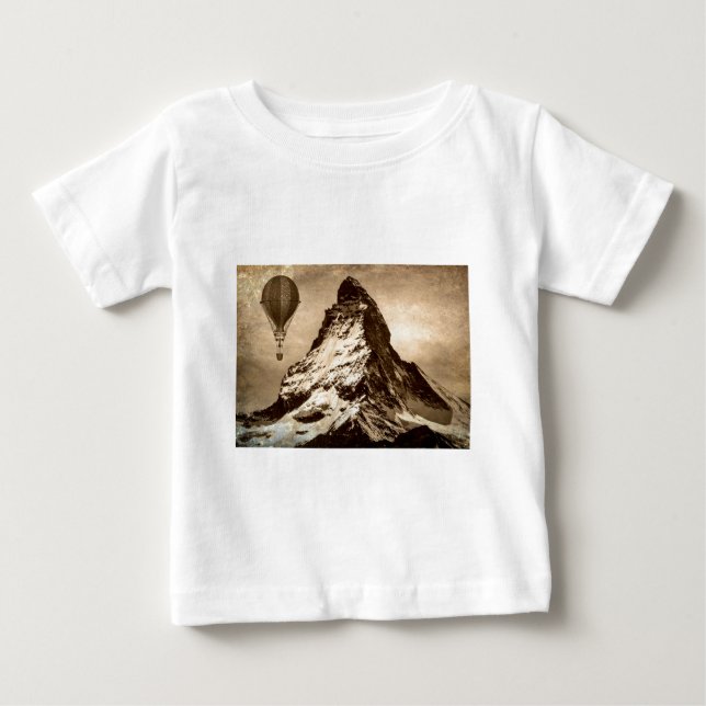 T-shirt Pour Bébé Matterhorn Steampunk (Devant)