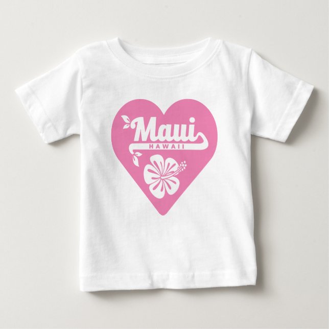 T-shirt Pour Bébé Maui Hawaii (Devant)