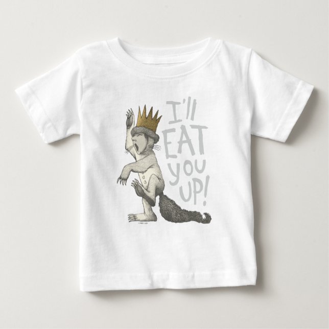 T-shirt Pour Bébé Max | Je vais te manger ! (Devant)