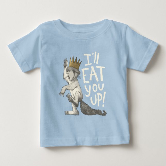 T-shirt Pour Bébé Max | Je vais te manger ! (Devant)