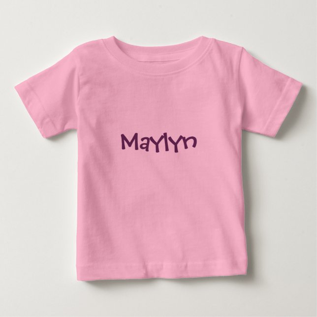 T-shirt Pour Bébé Maylyn (Devant)
