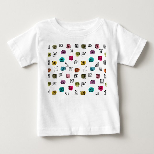 T-shirt Pour Bébé Mazages colorés (Devant)