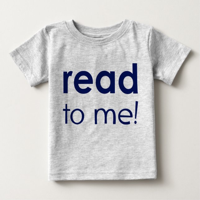 T-shirt Pour Bébé Me lire (Devant)