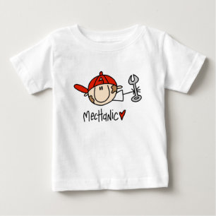 T-shirt Pour Bébé Mécanicien