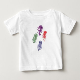 T-shirt Pour Bébé méduse de mandala colorée