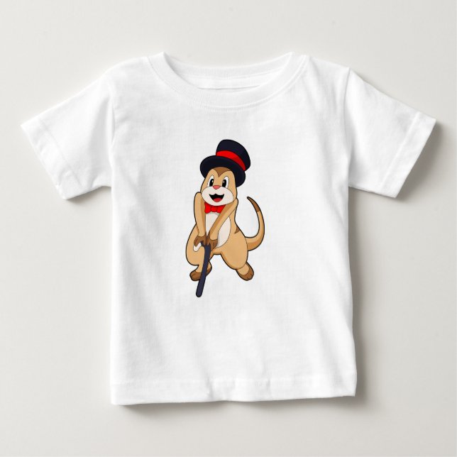 T-shirt Pour Bébé Meerkat (Devant)