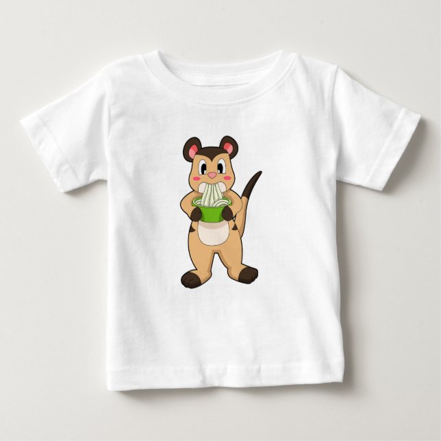T-shirt Pour Bébé Meerkat (Devant)