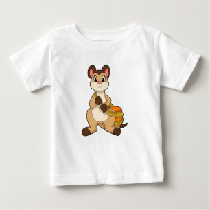 T-shirt Pour Bébé Meerkat avec sac