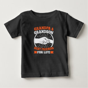 T-shirt Pour Bébé Meilleur ami grand-père petit-fils