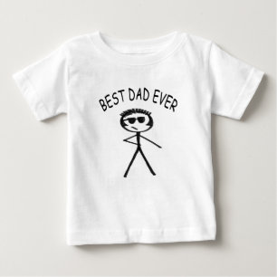 T-shirt Pour Bébé Meilleur Papa de tous les temps